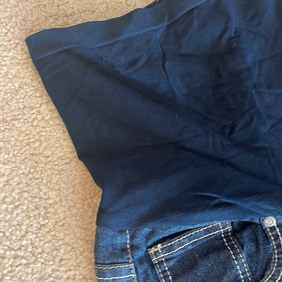 Maternity jean capris Bella Nada Medium with belly band - Picture 3 of 7